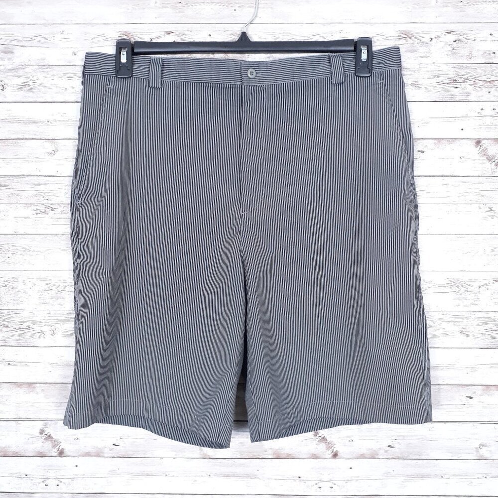 Snake Eyes Mens Golf Shorts 38 Waist Players Collection Flat Front Stripe 66A